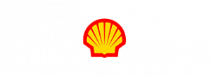 Yellow and red shell logo